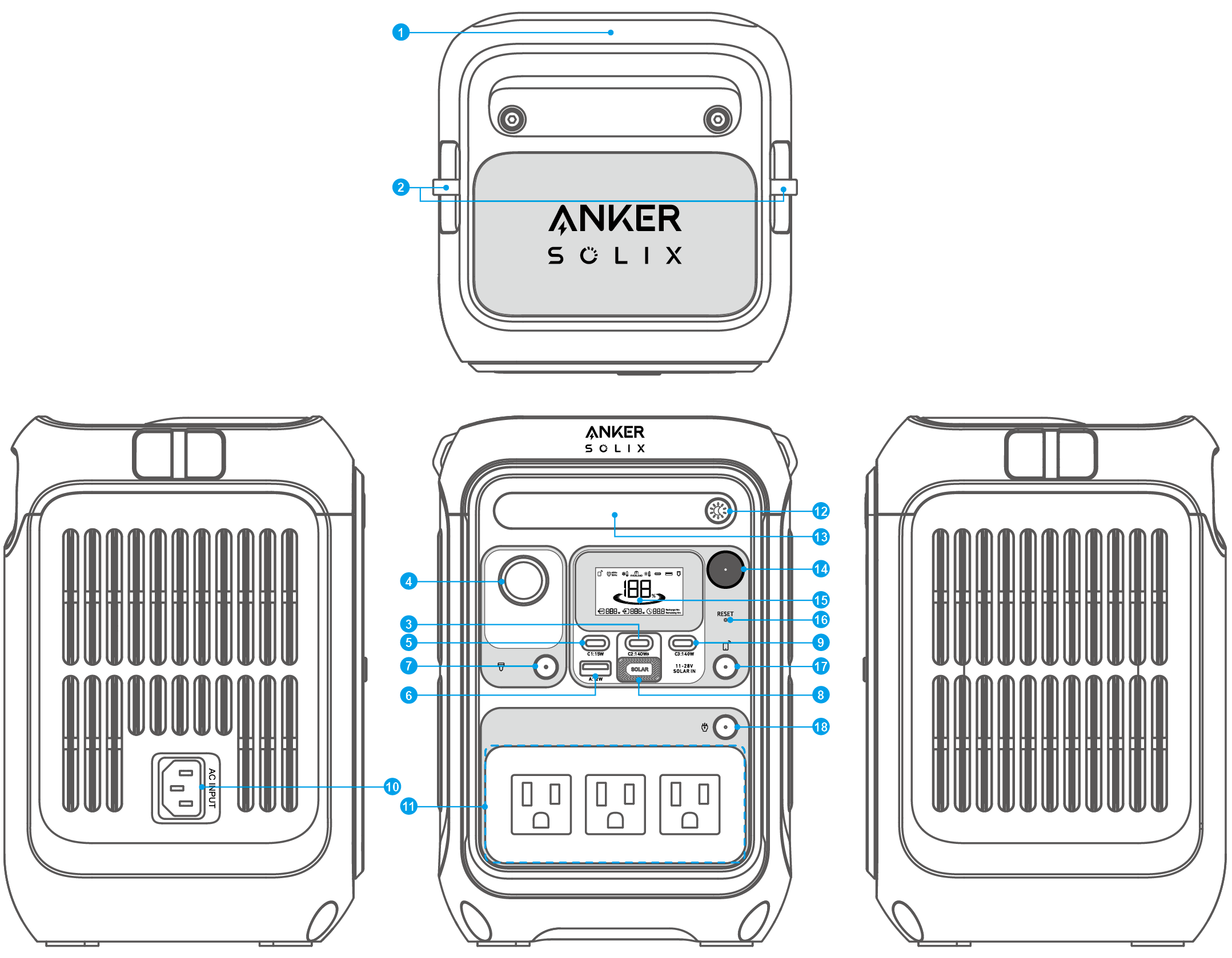 Anker SOLIX C300 Portable Power Station User Guide (A1722)_EN